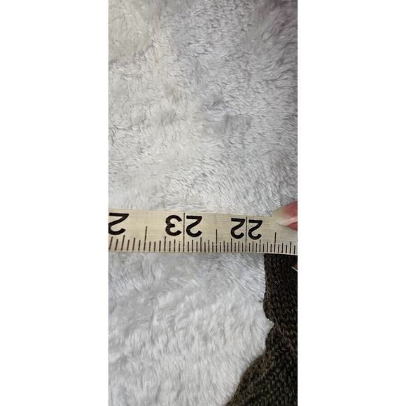 Vintage Military Sweater Mens SMALL 34-36 Brown Wool Henley Pullover Army Field - Picture 6 of 7